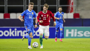 Csonka András szerezte a magyar csapat első és eddig egyetlen gólját az Eb-n Forrás: MLSZ