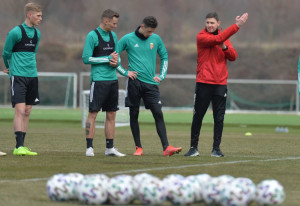 Gera Zoltán együttese gőzerővel készül a németek elleni Eb-mérkőzésre Forrás: mlsz.hu