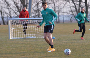 A 18 éves Balogh Botond a magyar keret legfiatalabb játékosa Fotó: MLSZ