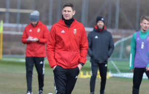 Gera Zoltánnak sűrűn kell cserélnie a játékosait a felkészülés hajrájában Forrás: mlsz.hu