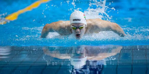 Kós Hubert a legesélyesebb utánpótláskorú úszó a felnőtt ob Fotók: Derencsényi István/MÚSZ
