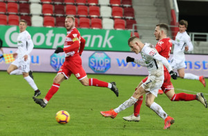 Schön Szabolccsal (fehérben) a soraiban döntetlenre végzett az MTK a Diósgyőr ellen Forrás: MTK Budapest 