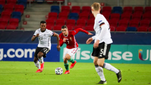 Ridle Baku (balról) kimagaslóan jól játszott a mieink ellen Forrás: MLSZ