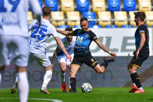 Komáromi György gólt ünnepelhetett a ZTE ellen. Forrás: pfla.hu