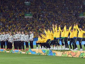 A riói olimpián a házigazda brazilok a németeket győzték le a fináléban Forrás: AFP