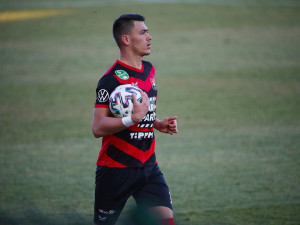 Huszti András még a Budafok mezében. Fotó: Tumbász Hédi