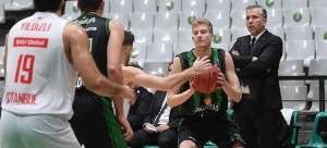 Maronka Zsombor a Joventut Badalona mezében Európa-kupa meccen Forrás: EYBL