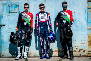 Balról Zsigovits Norbert, Vida Benedek, Szőke Márk Forrás: Motorsport Talent Management