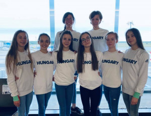 A magyar küldöttségből a juniorválogatott érkezett elsőként Bulgáriába Forrás: RG-info-Hungary