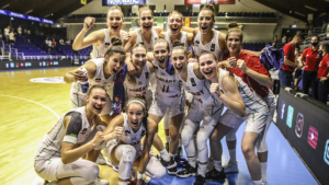 A harmadik mérkőzését is megnyerte az U20-as női válogatott Sopronban Fotó: Tóth Zsombor / FIBA.Basketball 