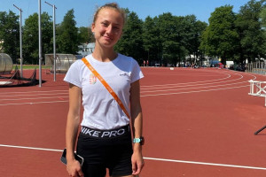 Varga Gréta U20-as Eb-ezüstérmes 3000 méter akadályon Forrás: atletika.hu
