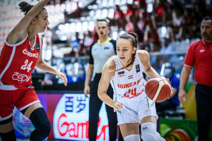 Boros Júlia 23 pontot dobott a csehek elleni negyeddöntőben Forrás: FIBA.Basketball