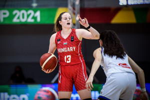 Dombai Réka ismét húzóember volt 13 pontjával Forrás: FIBA.Basketball