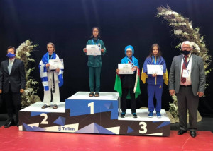 Salim Kamilah két Európa-bajnoki címet már begyűjtött Forrás: wtftaekwondo.hu