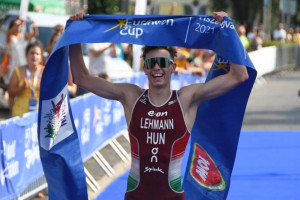 Lehmann Csongor az U23-asok között is világbajnok lett Forrás: Magyar Triatlon Szövetség