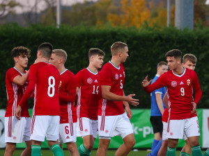 Könnyedén nyert Telkiben az U17-es magyar válogatott Fotó: Dömötör Csaba