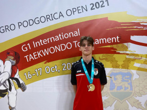 Vince Máté egyetlen győzelme aranyat ért Forrás: wtftaekwondo.hu