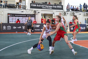 A nagykanizsai Zsámár Panna a 3x3-as U17-es válogatottal a korosztályos Eb-n szerepelt szeptemberben Forrás: FIBA.Basketball
