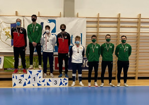 A tőröző fiúk dobogója Forrás: hunfencing.hu