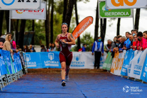 Kropkó Márta sérülése után vb-bronzzal tért vissza Fotó: Ben Lumley/World Triathlon