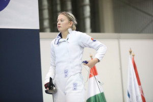 Fábián Kamilla magát is meglepve remekel az idén Forrás: hunfencing.hu