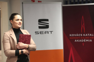 Kovács Katalin megtiszteltetésnek veszi, hogy névadóként tehet is az akadémia sikereiért Forrás: Kovács Katalin Nemzeti Kajak-Kenu Akadémia