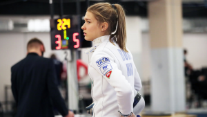 Büki Lili nemrégiben ezüstérmes lett Luxemburgban Forrás: hunfencing.hu
