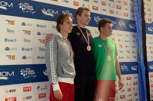 Bujdosó Zsombor (jobbra) dobogóra állhatott a Golden Tour-versenyen Forrás: MÚSZ