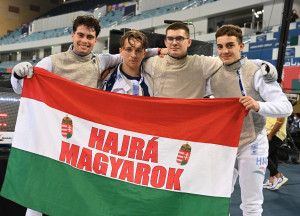 Balról: Bagdány Albert, Mihályi Andor, Szemes Gergő és Bálint Álmos Forrás: FIE
