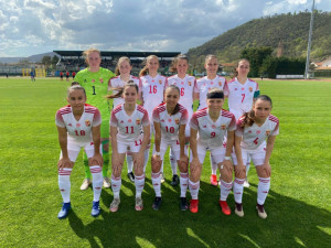 A magyar U19-es leány labdarúgó-válogatott  Forrás: MLSZ