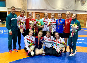 Taroltak az U20-as magyar lányok Porecben Forrás: MBSZ