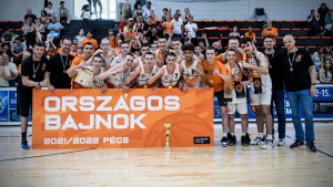 A kadét fiúk az európai elit is megmérették magukat, mielőtt megszerezték a bajnoki címet Forrás: NKA Pécs