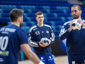 Szilágyi Benjamin eddig csak a Pick Szegedben játszott, az ősztől a bogláriakat erősíti Forrás: pickhandball.hu