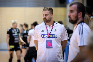 Buday Dániel szerint mindkét junior vb-ezüstérmes játékosa alkalmas arra, hogy megoldja a feladatát az NB I-ben Forrás: Moyra Budaörs Handballl