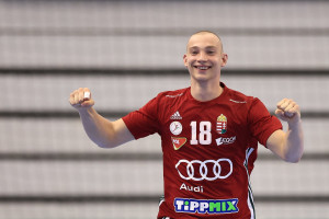 Krakovszki Bence pályafutása első Európa-bajnokságán szerepelt Portóban Forrás: EHF