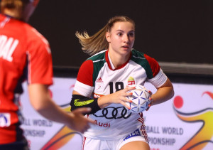 Csernyánszki Liliána is sokat tett a magyar sikerért a negyeddöntőben Forrás: IHF