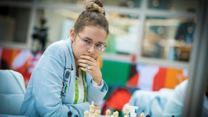 A 15 éves Gaál Zsóka mindenkit lenyűgözött a sakkolimpián Forrás: Magyar Sakkszövetség