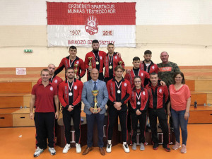 Házigazdaként az ESMTK alakulata nyerte a kötöttfogásúak csapatversenyét az U23-as ob-n Forrás: MBSZ
