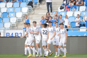 Az MTK U19-es csapata háromszor is gólnak örülhetett a lett Jelgava ellen Forrás: MTK Budapest Facebook