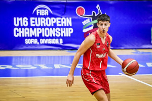 Kékesi Kolos vezérletével az U16-os válogatott a 13. lett a nyári B divíziós Eb-n Forrás: FIBA.Basketball