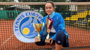 Benke-Giosanu Izabella duplázott a szlovákiai U16-os tornán Forrás: huntennis.hu