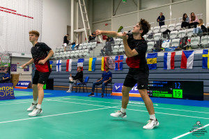 Horváth Csanád (balra) és Tóth Kristóf párosa, a magyar nemzetközi bajnokságon Forrás: MTLSZ